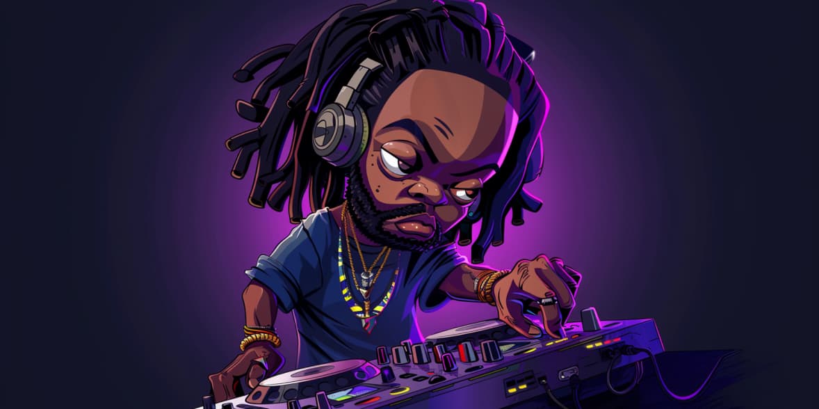 black man who using computer